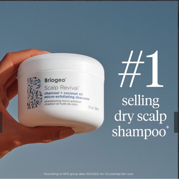 New Briogeo full size Micro-Exfoliating Shampoo Scalp Revival Charcoal - Picture 1 of 7